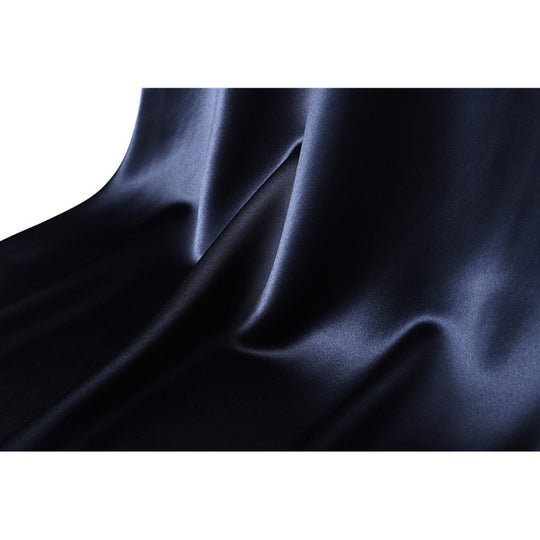 Damen Langer Satin-Maxirock im Bias-Cut mit taillenhoher Passform und fließender A‑Linie Nord Taschen