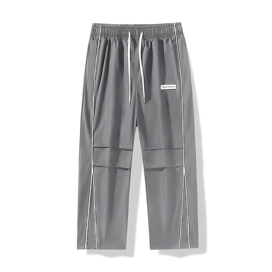 Herren Leichte Technical-Trackhose mit elastischem Bund, Knieabnähern & seitlicher Kontrastpaspel Nord Taschen