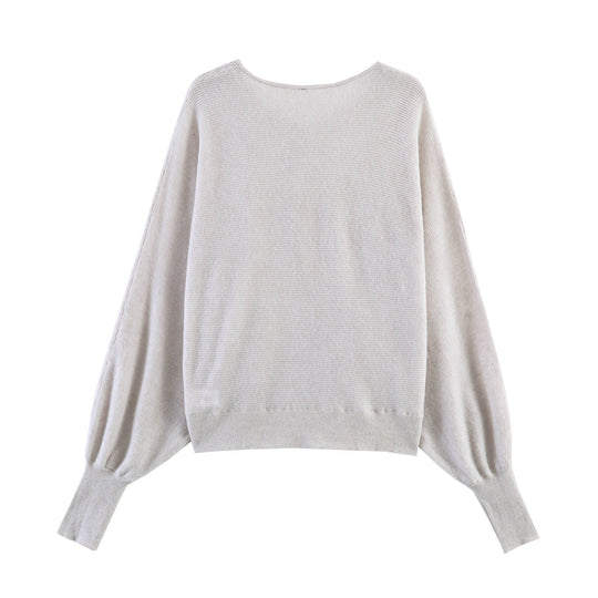 Damen Oversized-Feinstrick-Cardigan mit asymmetrischer Knopfleiste und Fledermausärmeln Nord Taschen