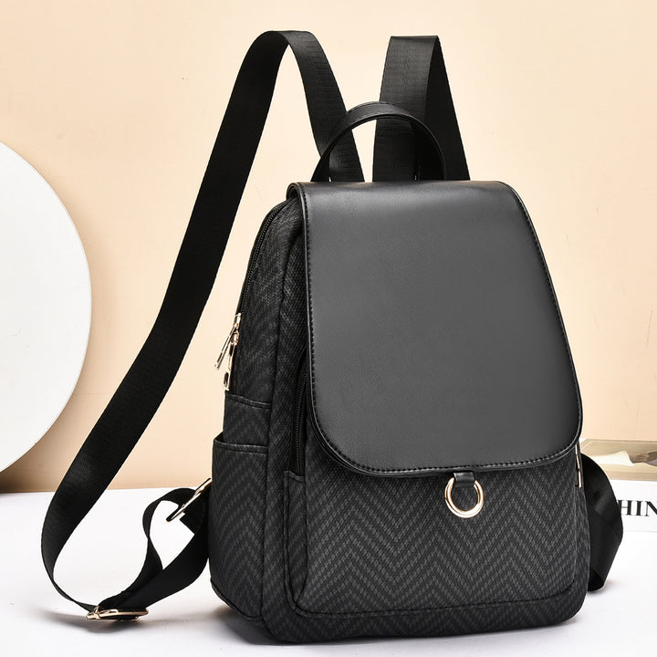 Damen trendige Rucksacktasche mit eleganter Klappenoptik Nord Taschen