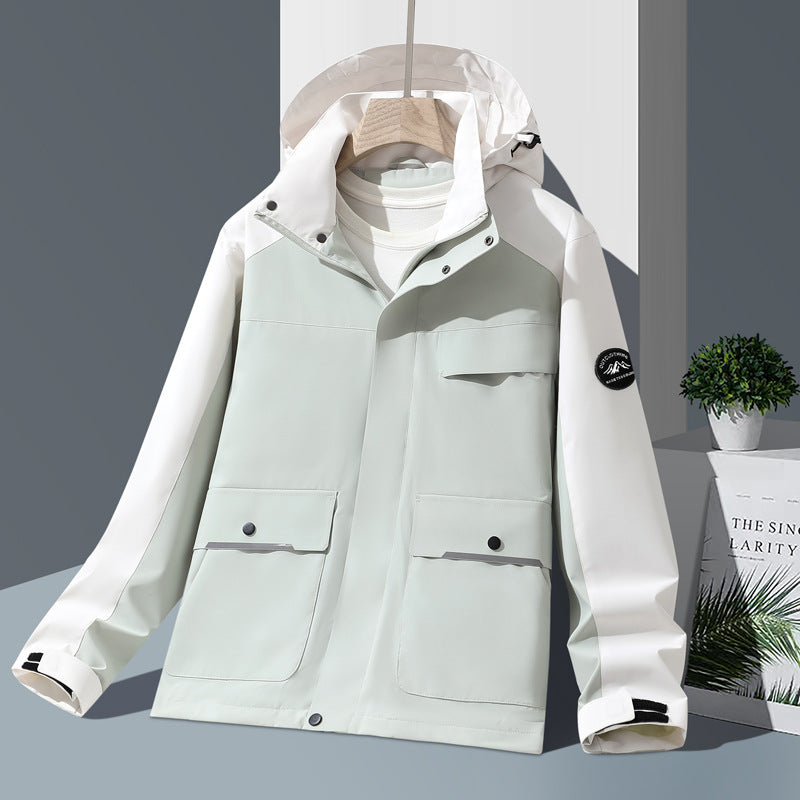 Damen Technische Regenjacke Nord Taschen