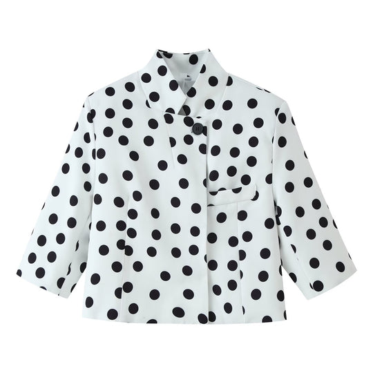 Damen Boxy-Kurzjacke mit Stehkragen und dreiviertelärmeln Nord Taschen
