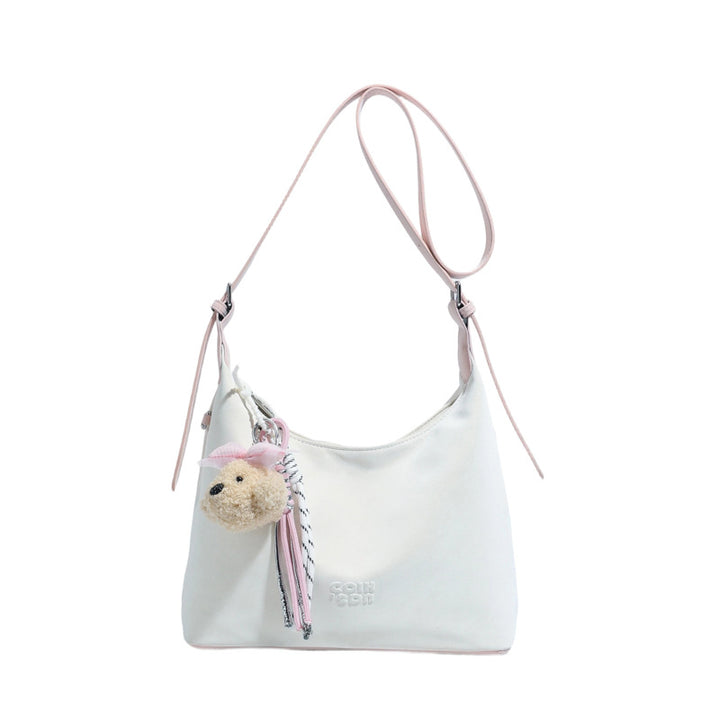 Damen Hobo Tasche mit charmantem Tieranhänger Nord Taschen