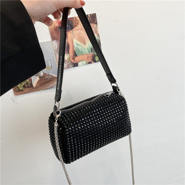 Damen glamouröse Abendtasche mit Strasssteinverzierungen Nord Taschen