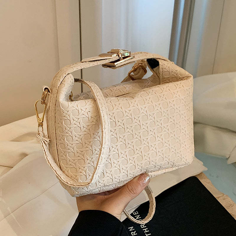 Damen strukturiertes Handtaschen-Design mit abnehmbarem Schulterriemen Nord Taschen