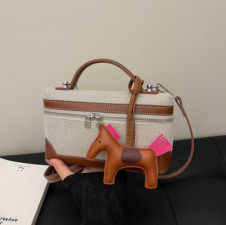 Damen elegante Handtasche mit einzigartigem tierischen Anhänger Nord Taschen