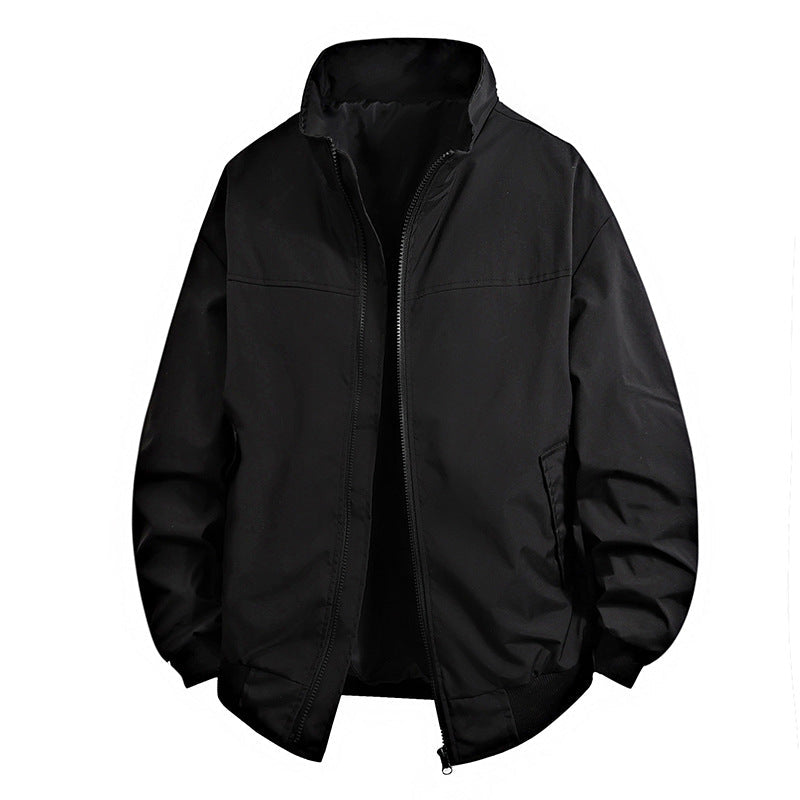 Herren Übergangsjacke mit hohem Kragen und praktischen Reißverschlusstaschen Nord Taschen