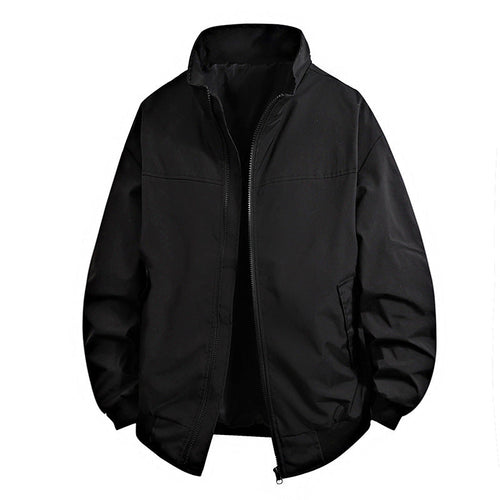 Herren Übergangsjacke mit hohem Kragen und praktischen Reißverschlusstaschen Nord Taschen