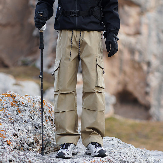Herren Technische Outdoor-Cargohose mit wasserabweisendem Stretch und verstärkten Knien Nord Taschen
