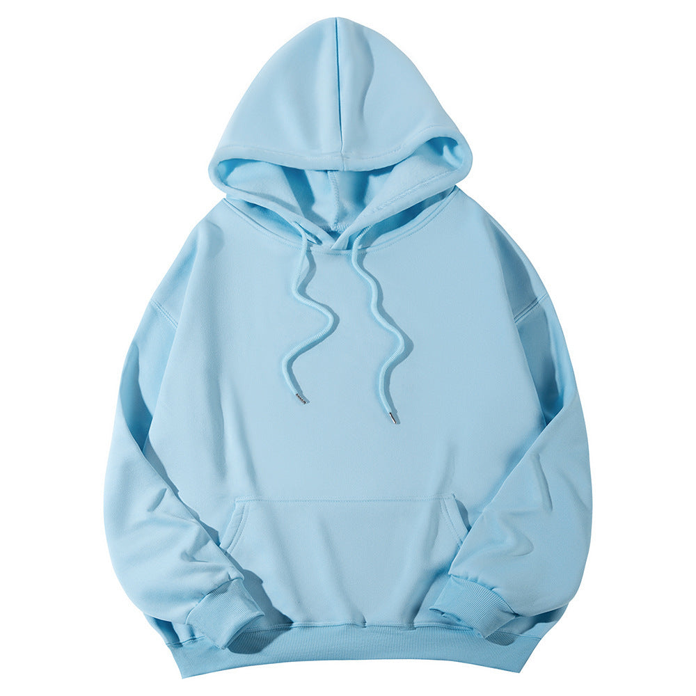 Unisex nan Oversize-Fleece-Hoodie mit tiefer Schulter, Kängurutasche und breitem Rippbund Nord Taschen