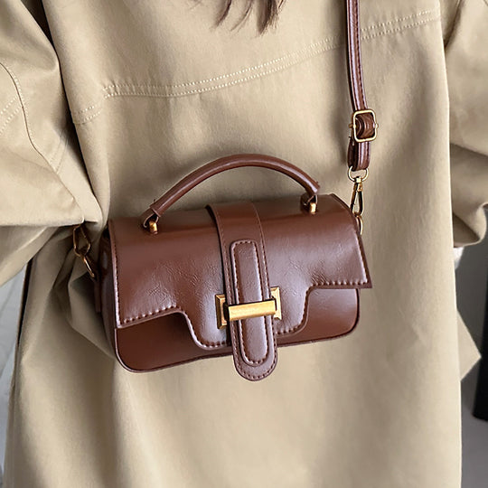 Damen elegante Mini-Handtasche mit praktischem Tragegriff und abnehmbarem Schulterriemen Nord Taschen
