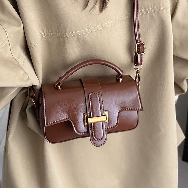 Damen elegante Mini-Handtasche mit praktischem Tragegriff und abnehmbarem Schulterriemen Nord Taschen