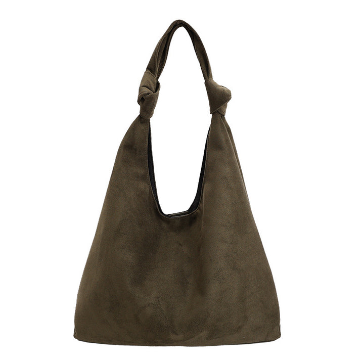 Damen Hobo-Tasche aus weichem Veloursleder mit modischem Design Nord Taschen