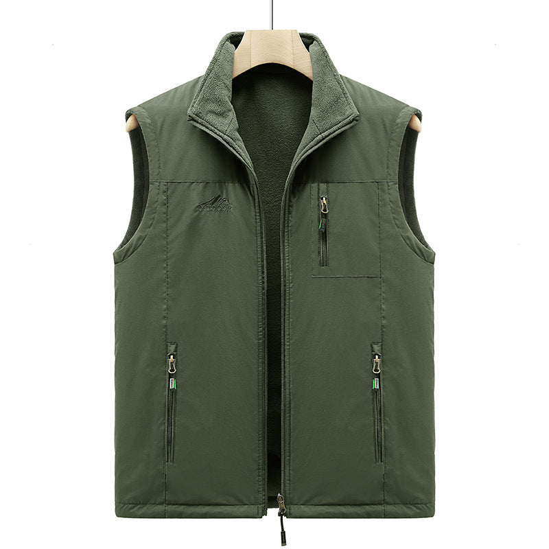 Herren Multifunktionale Fleece-Weste Nord Taschen