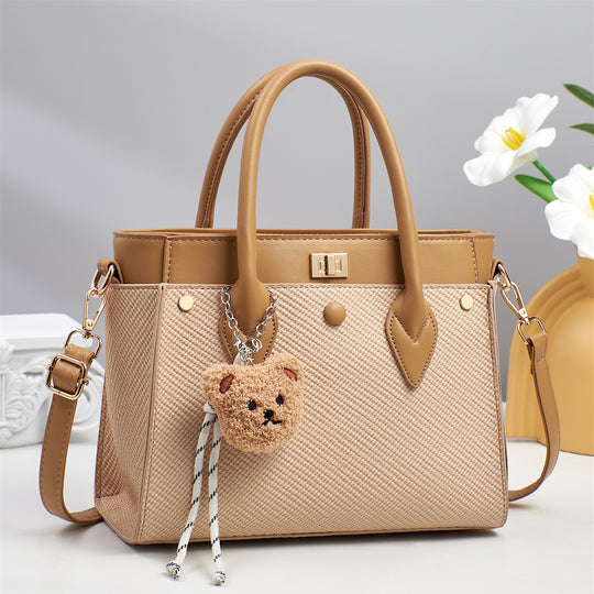 Damen Handtasche mit strukturiertem Design und abnehmbaren Trageriemen Nord Taschen