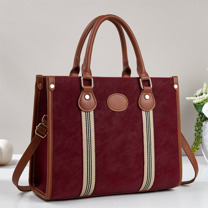 Damen elegante Handtasche im modernen Design mit praktischem Tragegurt Nord Taschen