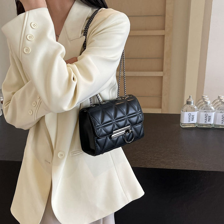 Damen schicke Handtasche mit gestepptem Design Nord Taschen