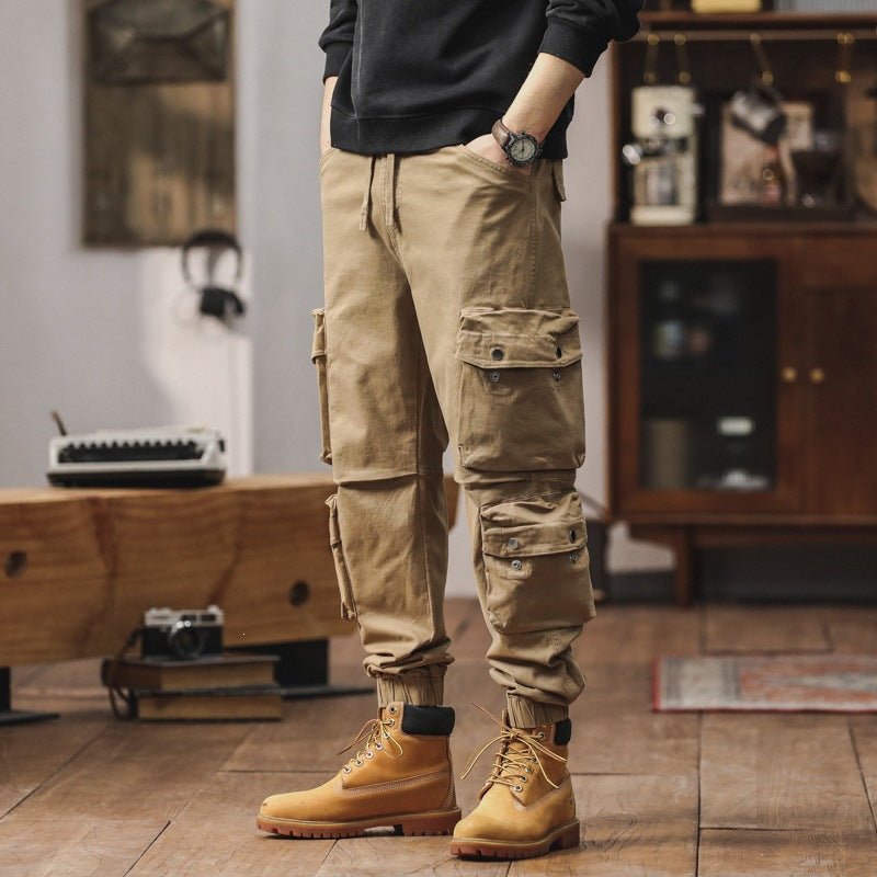 Herren Cargohose mit multifunktionalen Pattentaschen und elastischem Saum Nord Taschen
