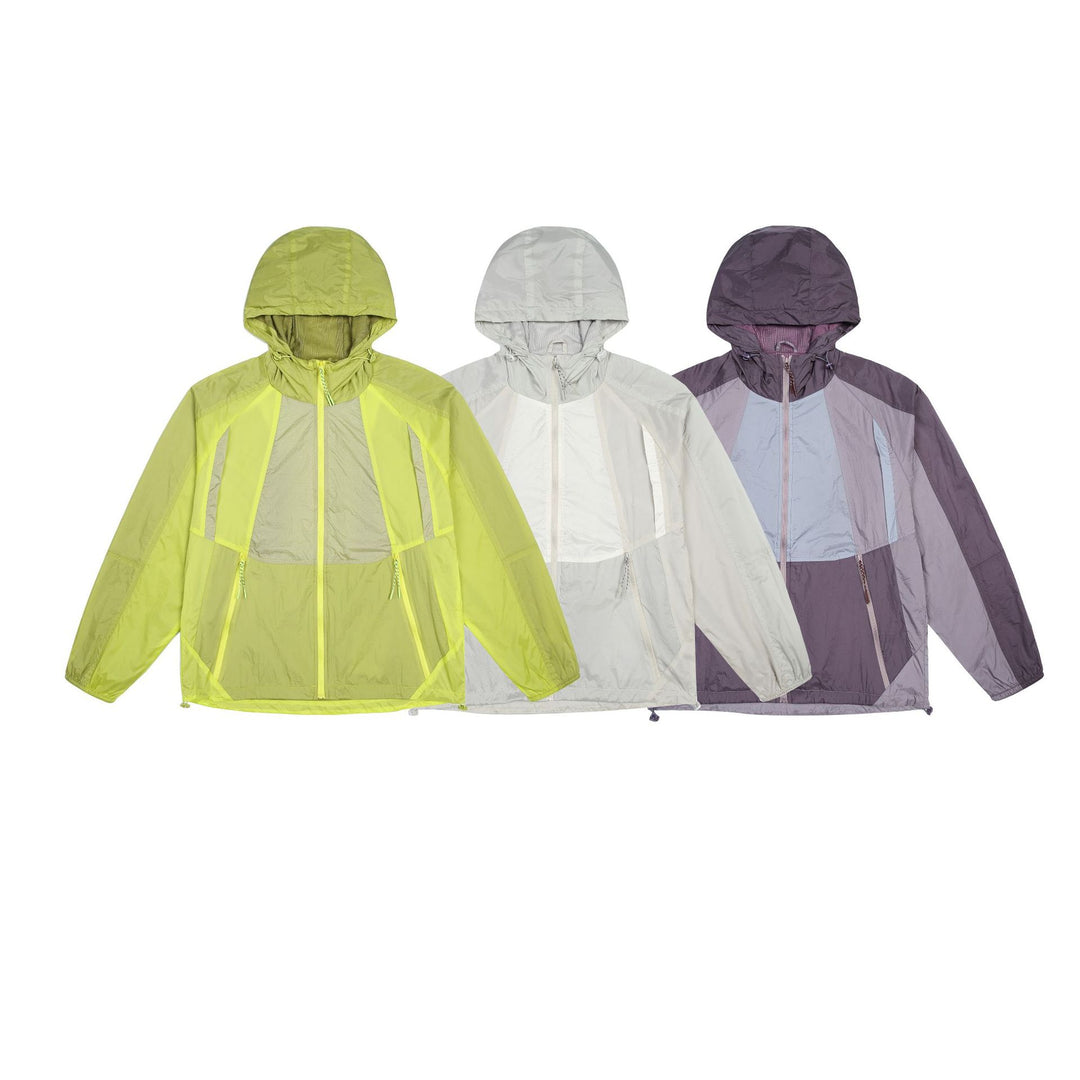 Unisex Leichte Kapuzen-Windjacke mit Mesh-Futter und Kordelzug Nord Taschen