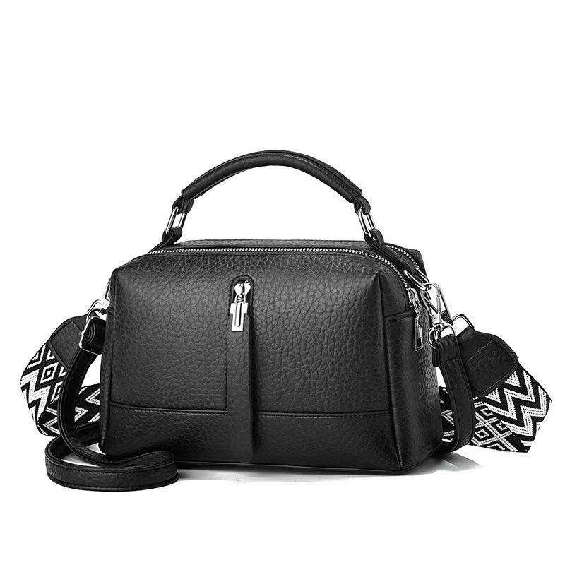 Damen Handtasche mit abnehmbarem, dekorativem Gurt Nord Taschen