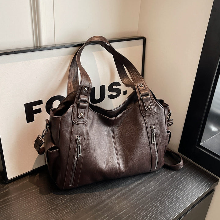 Damen Hobo-Tasche mit praktischem Innenfächersystem und strapazierfähigen Kunstlederdetails Nord Taschen