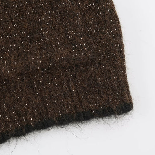 Damen Oversize Strickcardigan mit V-Ausschnitt, Knopfleiste und kontrastierenden Zierkanten Nord Taschen
