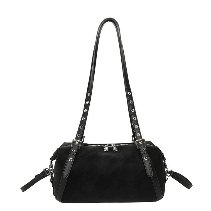 Damen Handtasche mit modischen Nieten und praktischen Fächern Nord Taschen