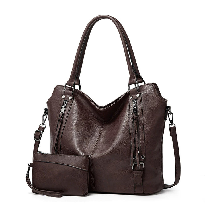Damen Hobo-Tasche mit elegantem Faltendesign und abnehmbaren Schulterriemen Nord Taschen