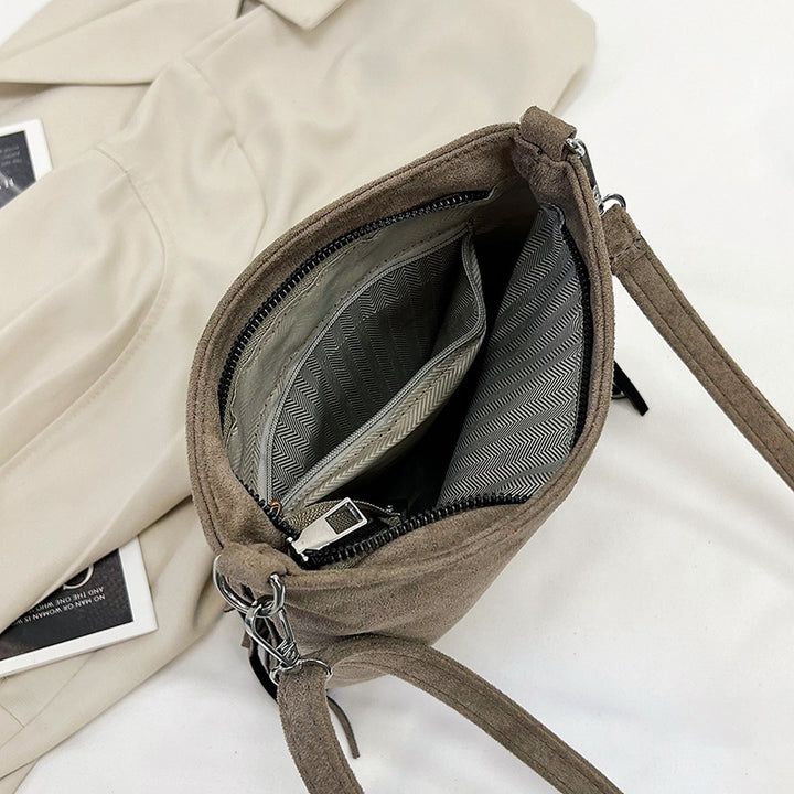 Damen Umhängetasche mit fransigen Details Nord Taschen