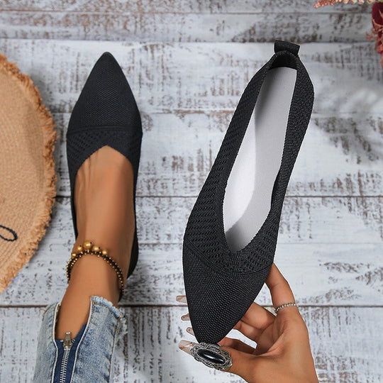 Damen Slingback-Ballerinas mit atmungsaktivem Netzdesign und flexiblem Fußbett