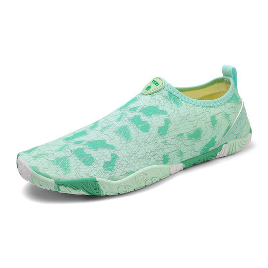 Damen flexible Schwimmschuhe mit rutschfester Sohle und atmungsaktivem Obermaterial