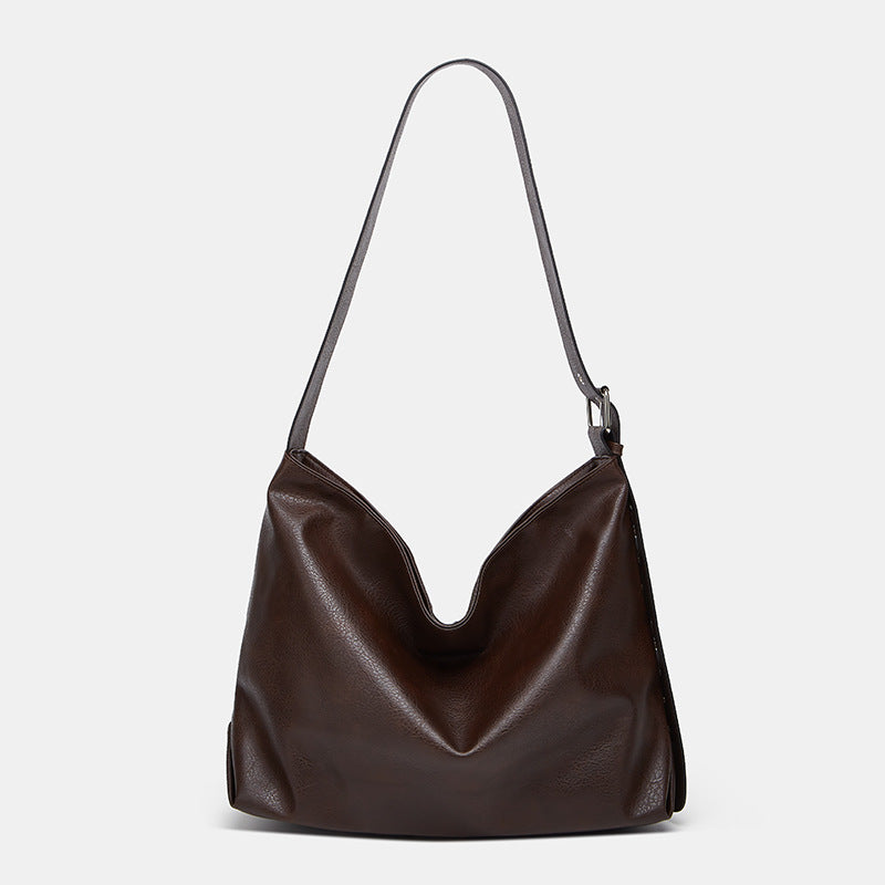 Damen Hobo-Tasche aus hochwertigem Kunstleder mit ergonomischem Tragegriff Nord Taschen