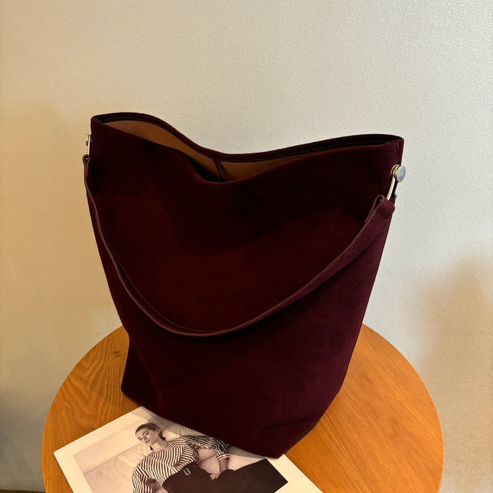 Damen handliche Wildledertasche Set Nord Taschen