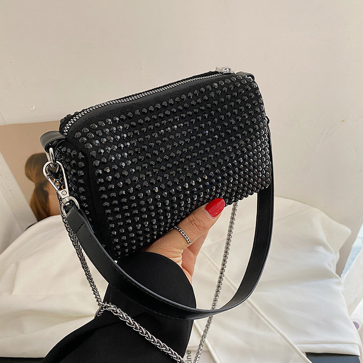 Damen elegante Umhängetasche mit strukturierter Oberfläche Nord Taschen