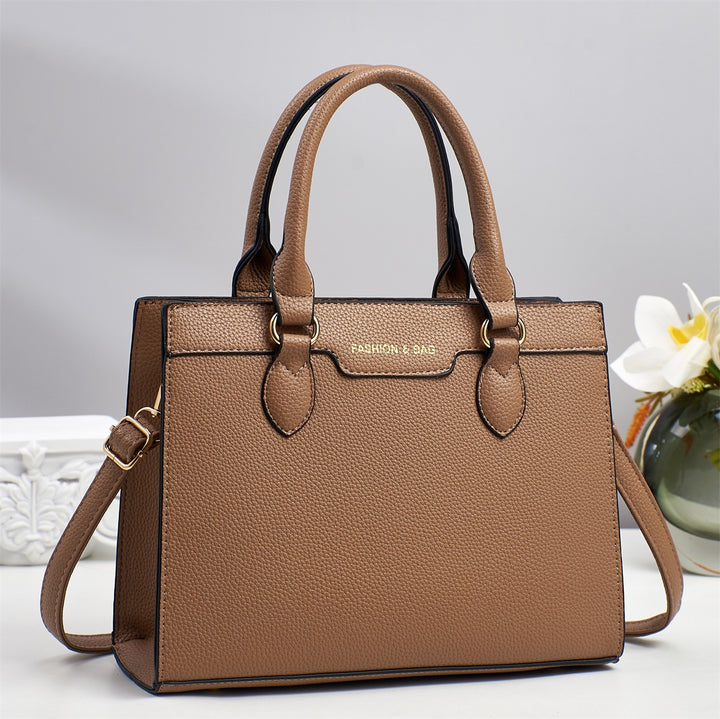 Damen Handtasche im klassischen Design mit abnehmbarem Schulterriemen Nord Taschen