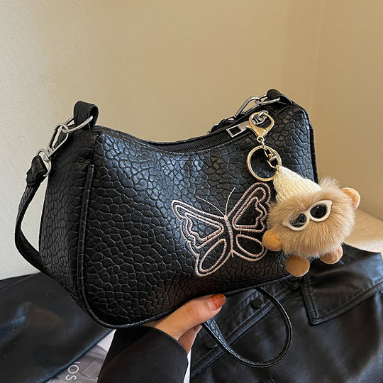 Damen Designer Handtasche mit ausgefallenem Schmetterlingsmotiv Nord Taschen