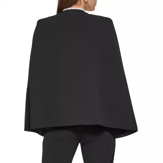 Damen Cape-Blazer-Set im Tailoring mit Cape-Ärmeln und schmaler Anzughose Nord Taschen