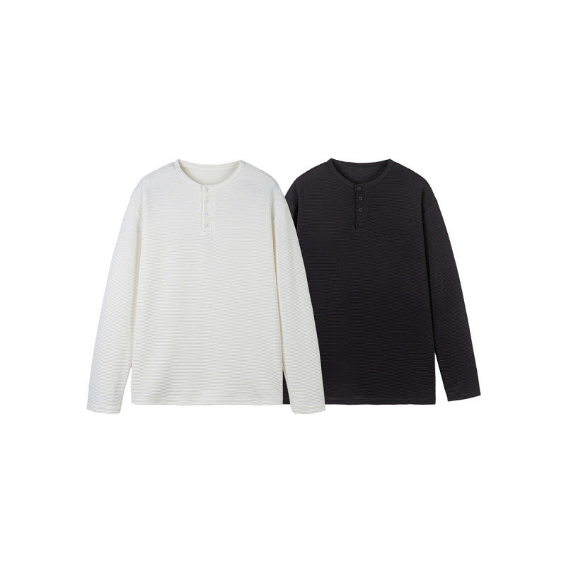 Unisex Thermisches Henley‑Shirt mit Waffelstruktur und langer Arm Nord Taschen