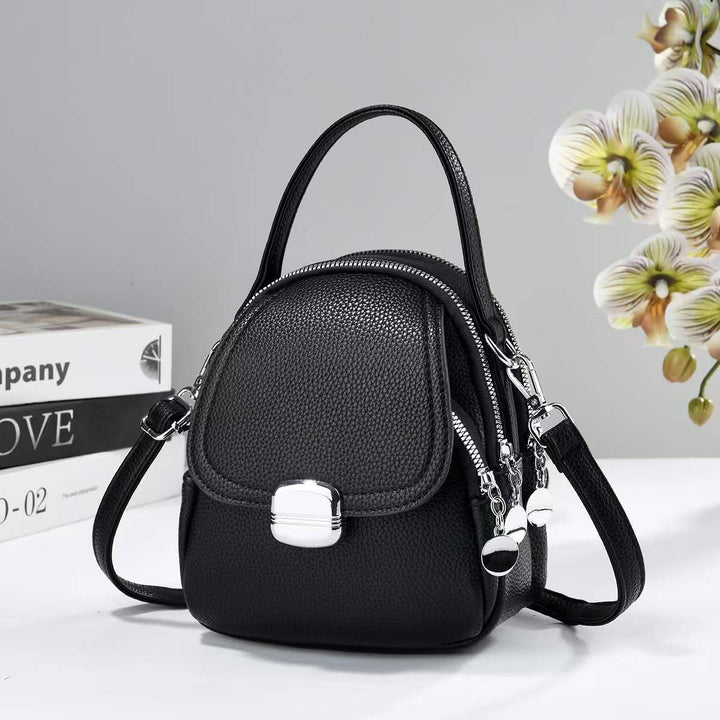 Damen Umhängetasche mit strukturiertem Design und praktischen Fächern Nord Taschen