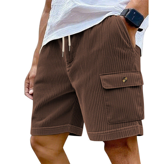 Herren Cargo-Shorts mit schmalem Schnitt und praktischen Seitentaschen