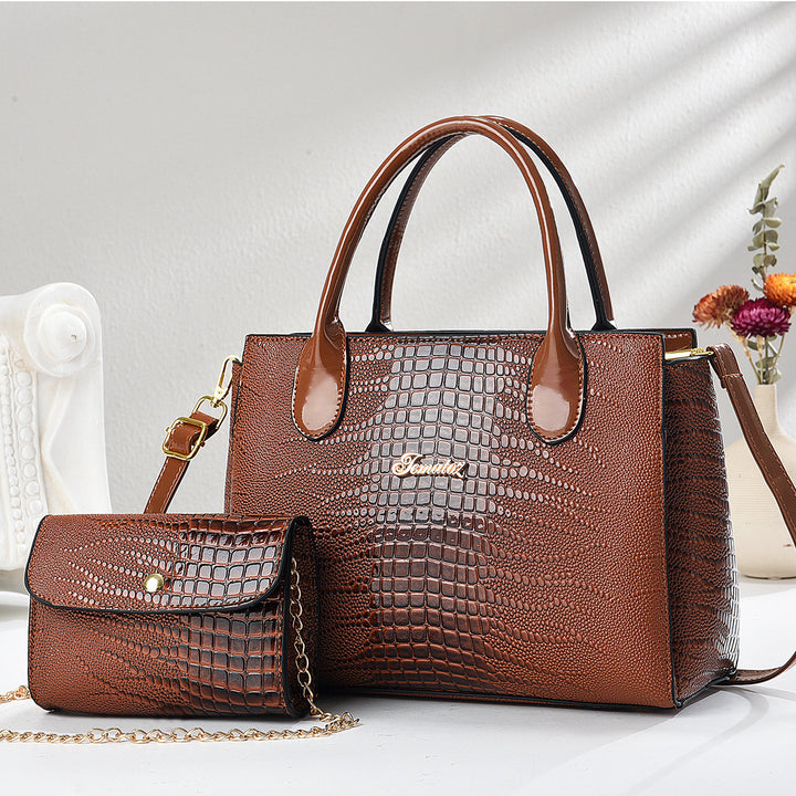 Damen modische Handtasche mit praktischer Mini-Clutch Nord Taschen