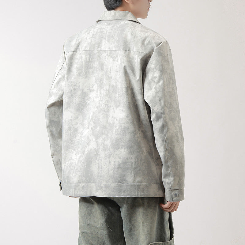 Herren Modische Arbeitsjacke im minimalistischen Design Nord Taschen