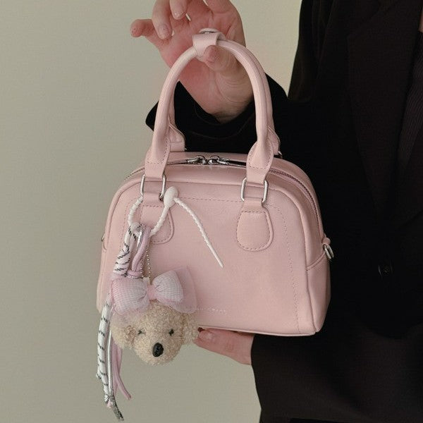 Damen modische Handtasche mit verspieltem Äffchenanhänger Nord Taschen
