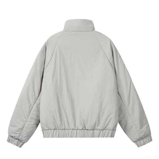Unisex Boxy-wattierte Kurzjacke mit voluminösem Funnelkragen Nord Taschen