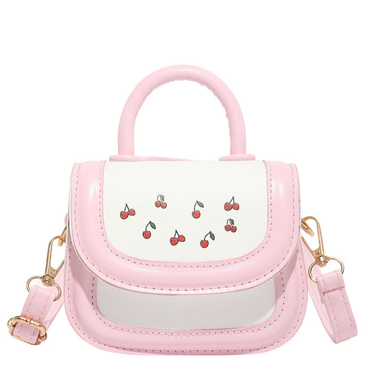 Damen Mini-Handtasche mit fröhlichem Kirschdesign und charmanten Anhängern Nord Taschen