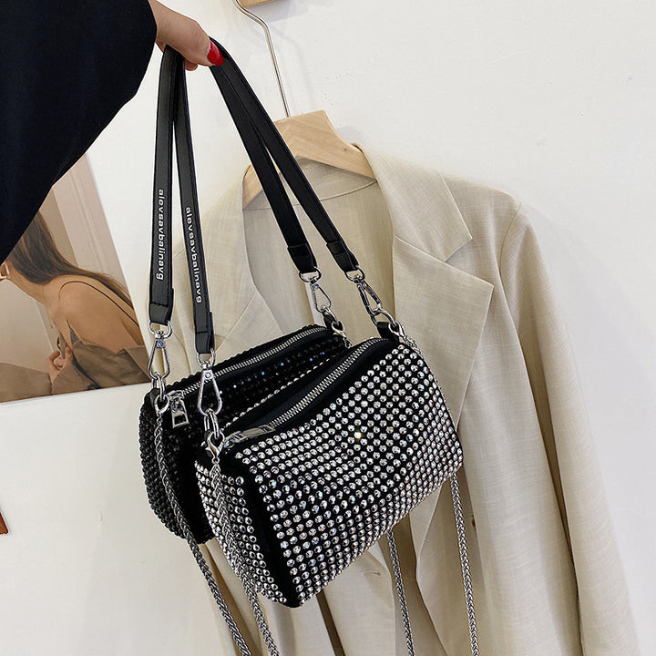 Damen elegante Umhängetasche mit strukturierter Oberfläche Nord Taschen