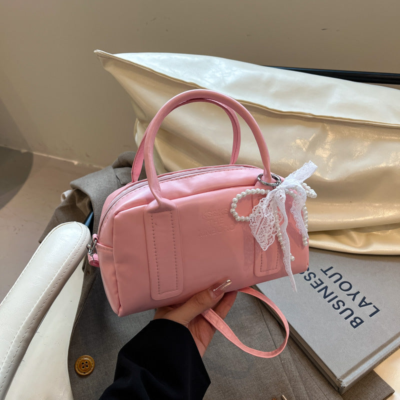 Damen modische Handtasche mit romantischem Spitzenverzierungsdetail Nord Taschen