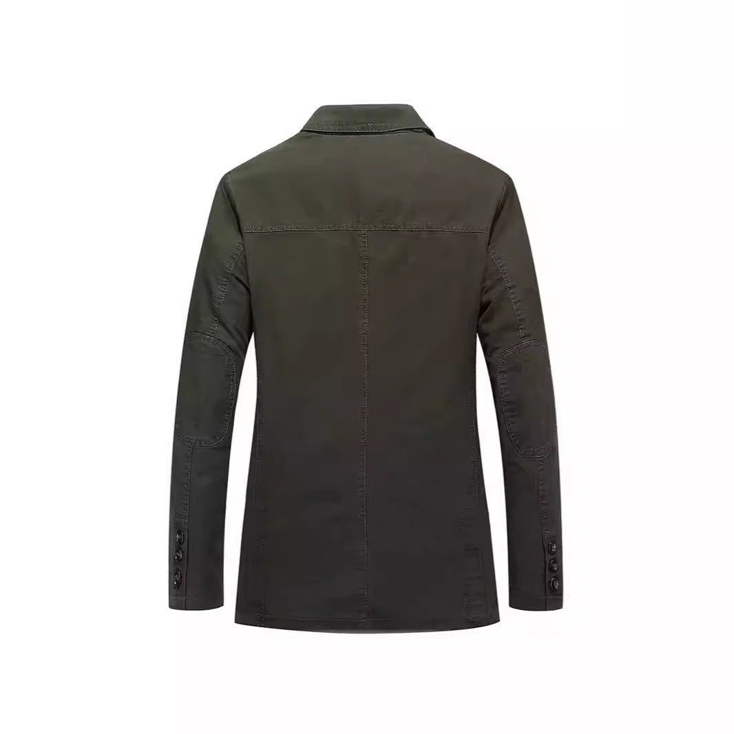 Herren Sakko im Casual-Stil mit Drei-Knopf-Front und aufgesetzten Taschen Nord Taschen