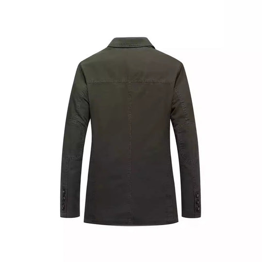 Herren Sakko im Casual-Stil mit Drei-Knopf-Front und aufgesetzten Taschen Nord Taschen