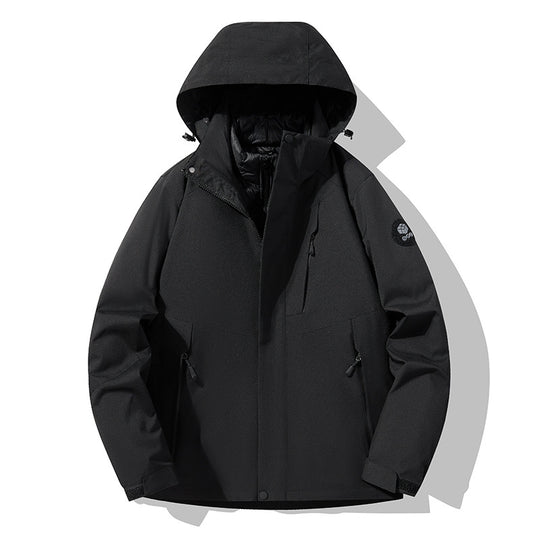 Herren Dreifach kombinierbare Funktionsjacke mit abnehmbarer Steppweste Nord Taschen